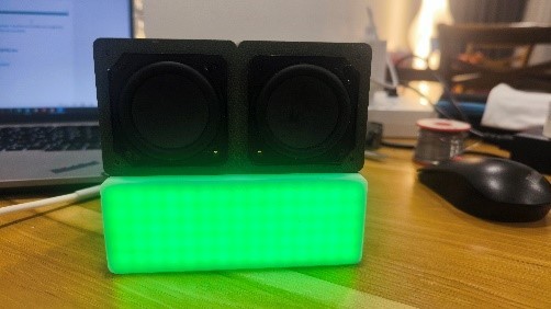 Test LEDs vert