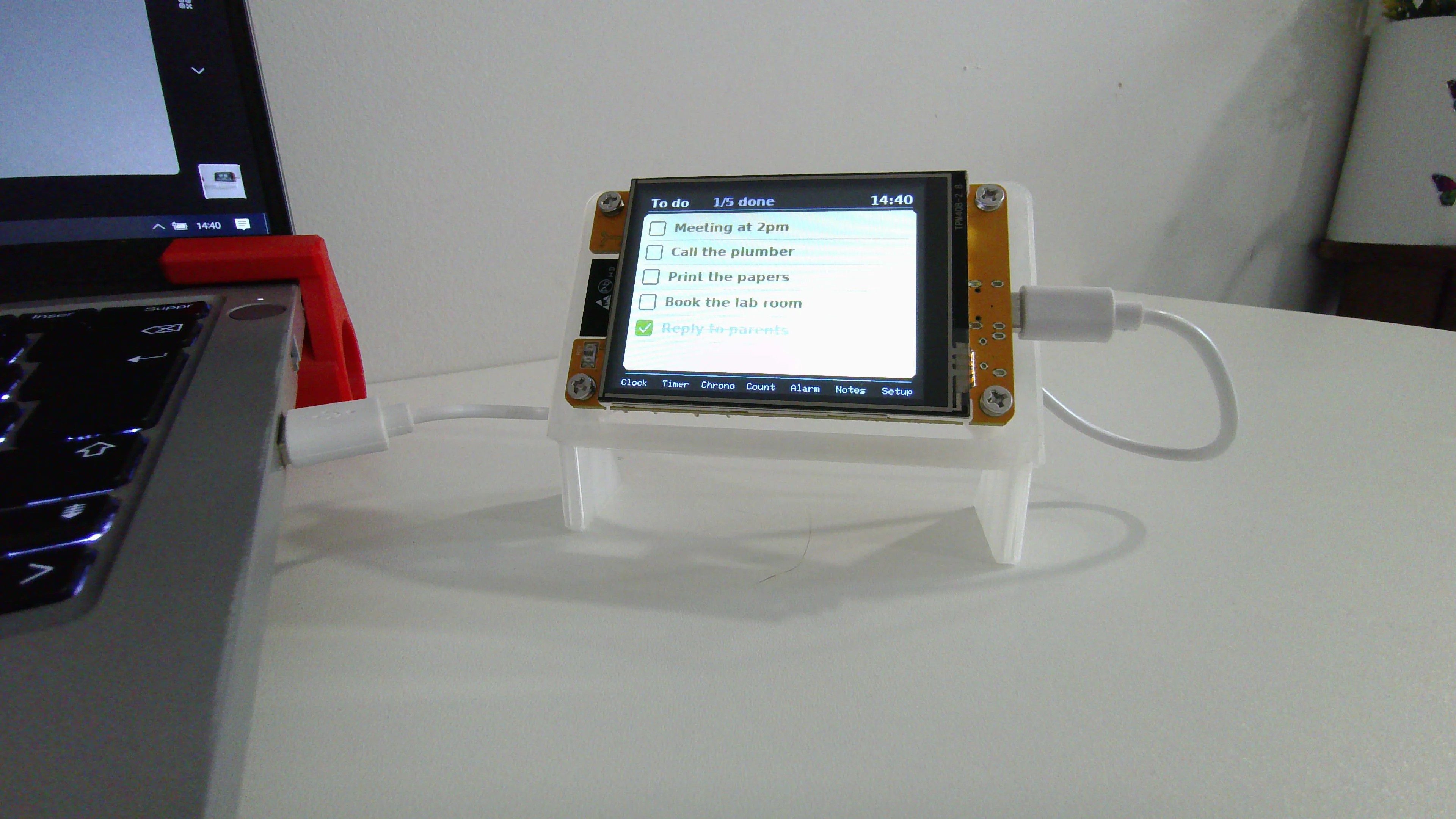 Desk Watch CYD — liste de tâches