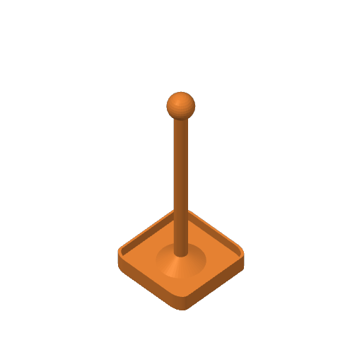 Modèle solo avec logo — vue 3D